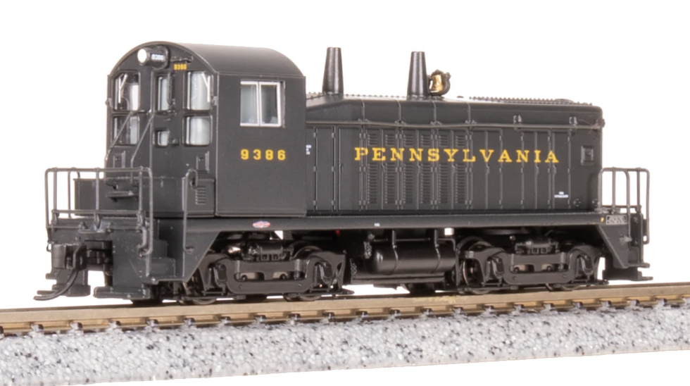 BLI 9346 N Scale EMD SW7 Diesel Pennsylvania PRR 9386 Paragon4 (Sound/DC/DCC)