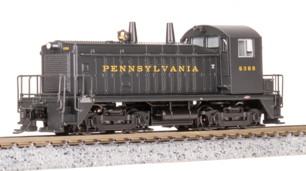 BLI 9346 N Scale EMD SW7 Diesel Pennsylvania PRR 9386 Paragon4 (Sound/DC/DCC)