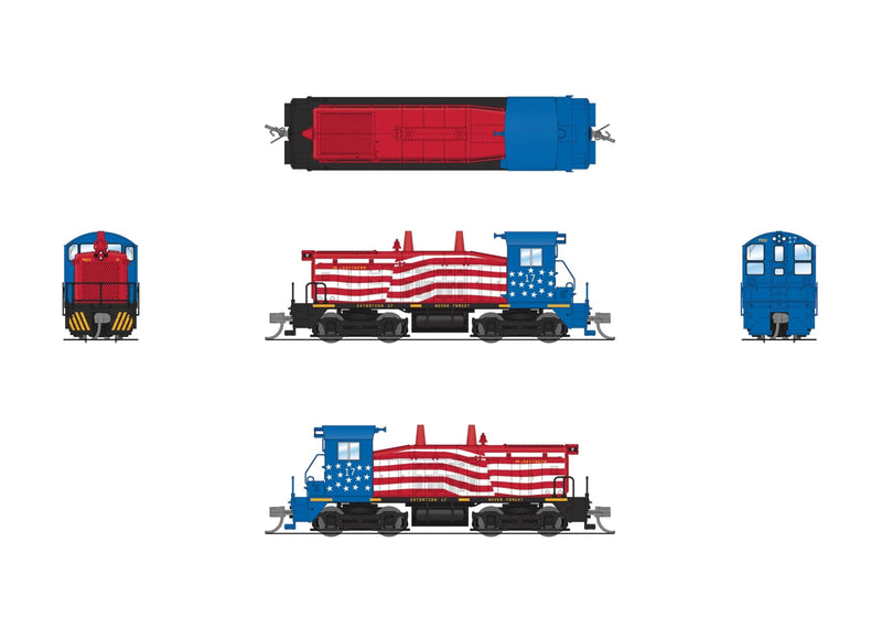 BLI 9356 N Scale EMD SW7 Diesel Pennsylvania & Southern 17 Paragon4 (Sound/DC/DCC)