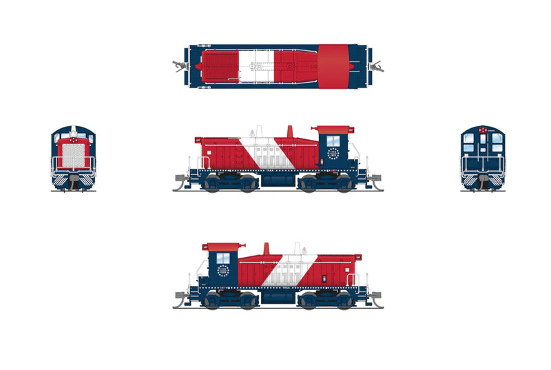 BLI 9369 N Scale EMD SW9 Diesel TRRA 1207 Paragon4 (Sound/DC/DCC)