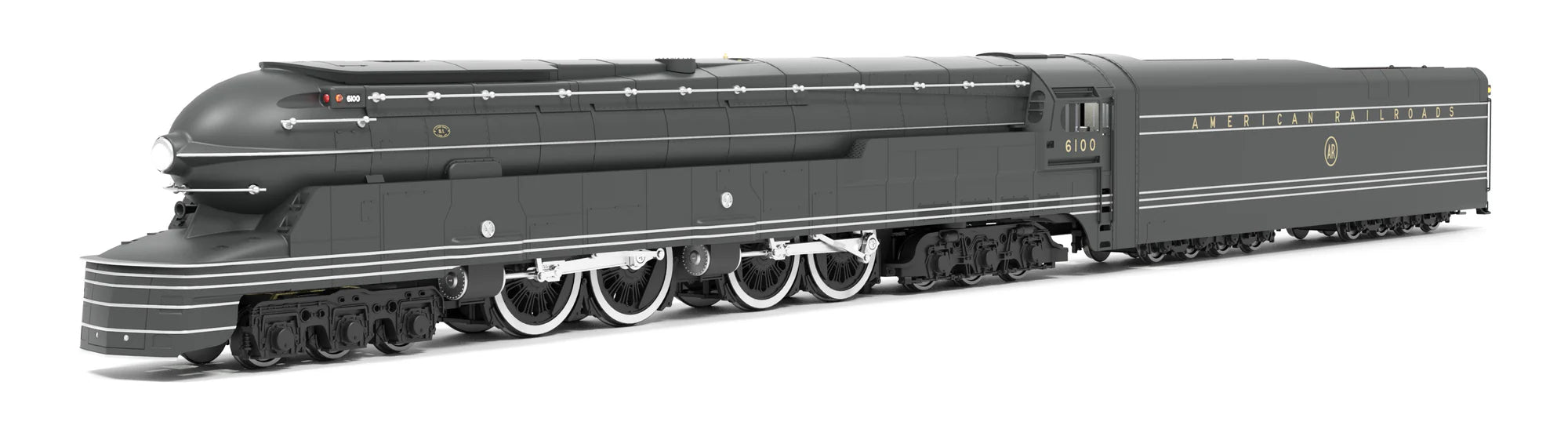 BLI 9376 HO Scale S1 6-4-4-6 Duplex American Railroads 6100 Stealth Hybrid