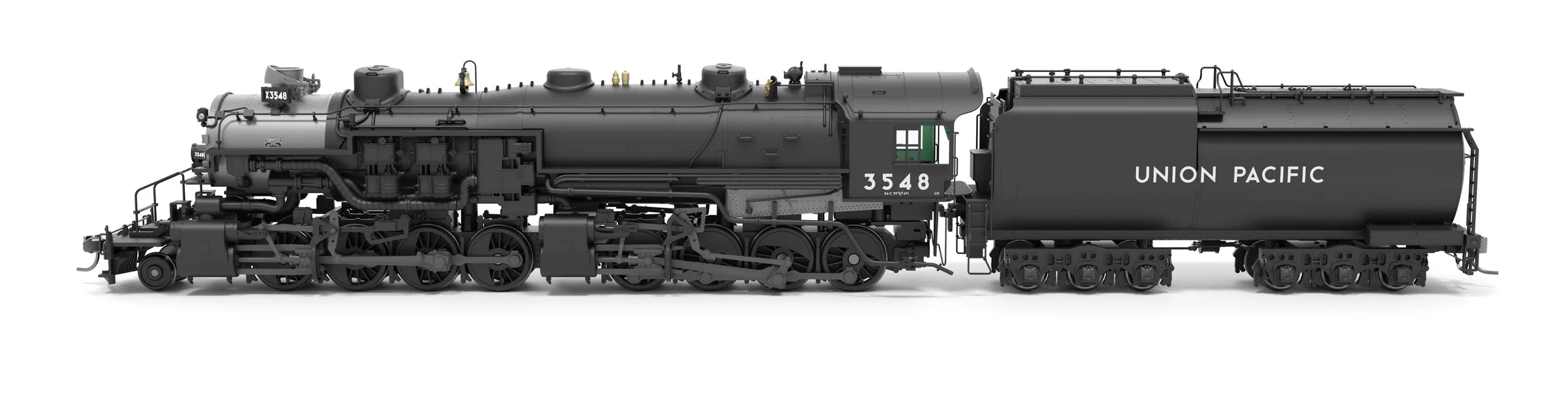 BLI 9431 HO Scale 2-8-8-0 "Bullmoose" SA-C-2 Steam Loco Union Pacific 3551 Stealth Hybrid