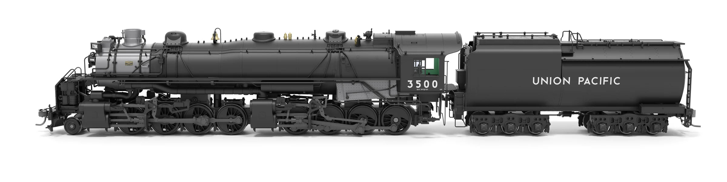 BLI 9434 HO Scale 2-8-8-0 "Bullmoose" SA-C-2 Steam Loco Union Pacific 3512 Stealth Hybrid