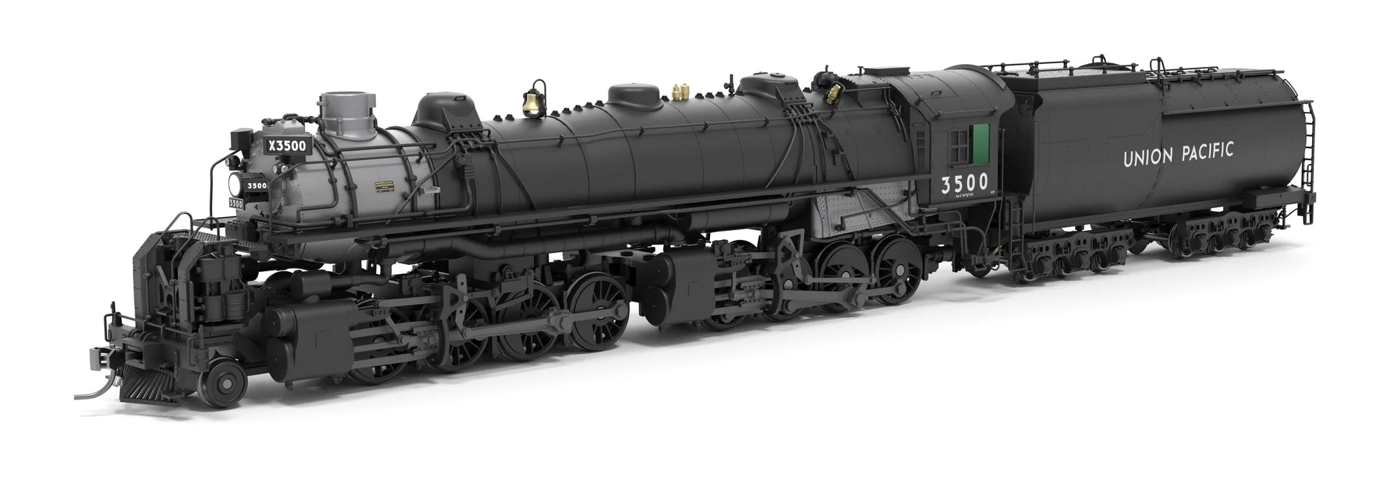 BLI 9434 HO Scale 2-8-8-0 "Bullmoose" SA-C-2 Steam Loco Union Pacific 3512 Stealth Hybrid