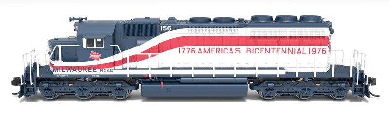 BLI 9466 N Scale EMD SD40-2 Diesel Milwaukee Road MILW 156 Paragon4 (Sound/DC/DCC)