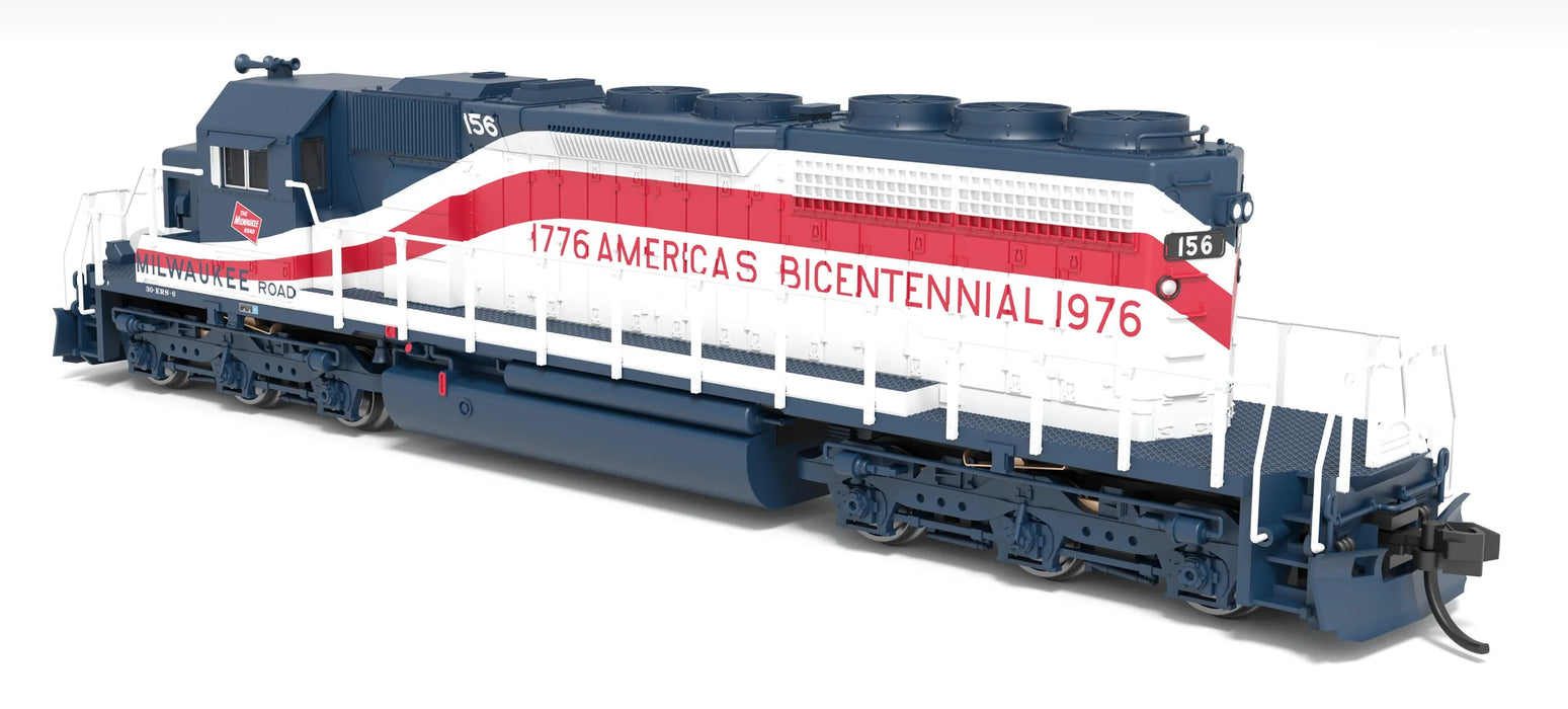 BLI 9466 N Scale EMD SD40-2 Diesel Milwaukee Road MILW 156 Paragon4 (Sound/DC/DCC)