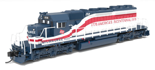 BLI 9466 N Scale EMD SD40-2 Diesel Milwaukee Road MILW 156 Paragon4 (Sound/DC/DCC)