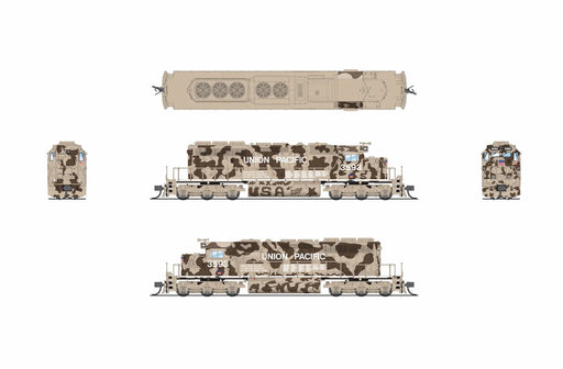 BLI 9471 N Scale EMD SD40-2 Diesel Union Pacific UP 3593 Paragon4 (Sound/DC/DCC)