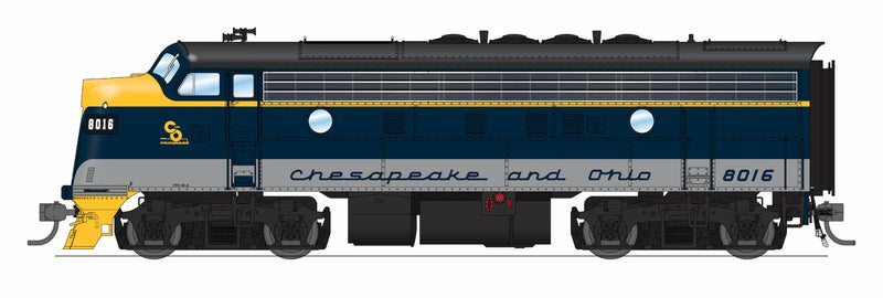 BLI 9660 HO Scale EMD F3A Diesel Potomac Eagle Scenic Rail SBVR 8016 Paragon4 (Restored C&O Scheme - Sound/DC/DCC)