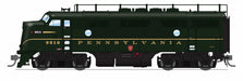 BLI 9672 HO Scale EMD F3 A/B Diesel Pennsylvania PRR 9510A/9510B Paragon4 (DGLE Single Stripe - Sound/DC/DCC Unpowered B)