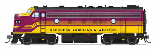 BLI 9680 HO Scale EMD F9A Diesel Aberdeen Carolina & Western ACWR 271 Paragon4 (Sound/DC/DCC)
