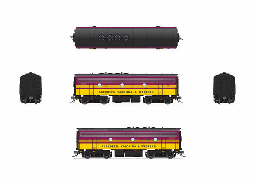 BLI 9681 HO Scale EMD F7B Diesel Aberdeen Carolina & Western ACWR 276 Paragon4 (Sound/DC/DCC)