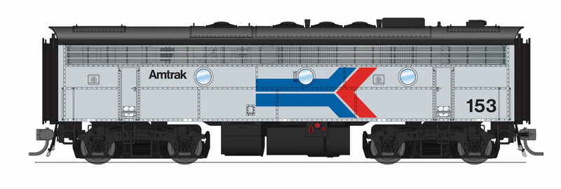 BLI 9684 HO Scale EMD F7 A/B Diesel Amtrak Phase I 103/153 Paragon4 (Sound/DC/DCC Unpowered B)