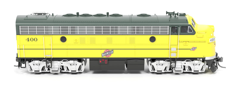 BLI 9694 HO Scale EMD F7 A/B Diesel Chicago & NorthWestern CNW 400/410 Paragon4 (Sound/DC/DCC Unpowered B)
