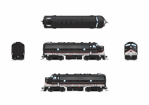 BLI 9708 HO Scale EMD F9A Diesel Reading & Northern RBMN 270 Stealth (DCC Ready)