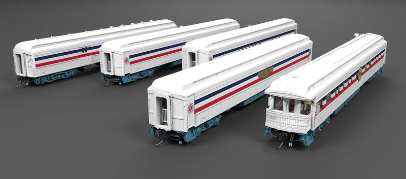 BLI 9712 HO Scale 1947 Freedom Train Heavyweight 5-Car Passenger Set (1947 Scheme)