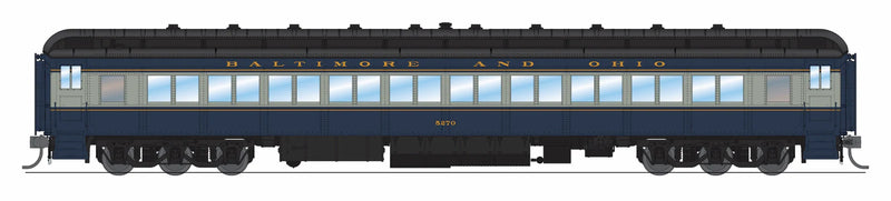 BLI 9713 HO Scale Baltimore & Ohio B&O Heavyweight 5-Car Passenger Set (Blue & Gray Scheme)