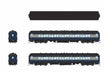 BLI 9713 HO Scale Baltimore & Ohio B&O Heavyweight 5-Car Passenger Set (Blue & Gray Scheme)