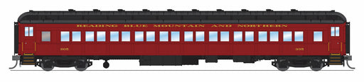 BLI 9716 HO Scale Reading & Northern RBMN Heavyweight 5-Car Passenger Set (Maroon Scheme)