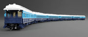 BLI 9717 HO Scale Holiday Heavyweight 5-Car Passenger Set (Blue & White Scheme)