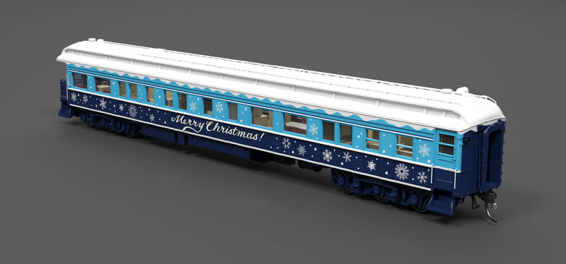 BLI 9725 HO Scale Pullman Business Car Holiday-Themed (Blue & White)