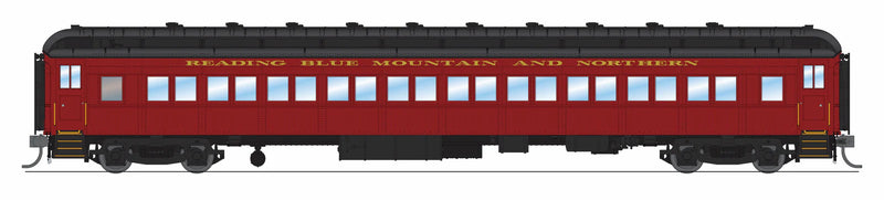 BLI 9738 HO Scale 80' Passenger Coach Reading & Northern RBMN (Maroon Scheme)
