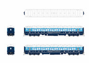 BLI 9739 HO Scale 80' Passenger Coach Holiday-Themed (Blue & White)