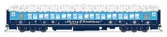 BLI 9739 HO Scale 80' Passenger Coach Holiday-Themed (Blue & White)