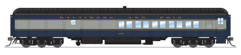 BLI 9741 HO Scale Coach-Baggage Combine Baltimore & Ohio B&O 1438 (Blue & Gray)