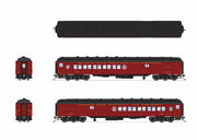 BLI 9744 HO Scale Coach-Baggage Combine Reading & Northern RBMN 1254 (Maroon Scheme)