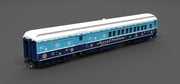 BLI 9745 HO Scale Coach-Baggage Combine Holiday-Themed (Blue & White)