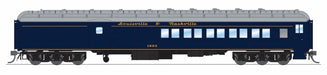 BLI 9747 HO Scale Coach-Baggage Combine Louisville & Nashville L&N 1603 (Blue & Imitation Gold)