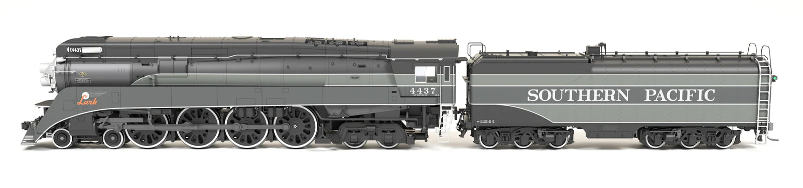 BLI 9844 HO Scale GS-4 Southern Pacific 4437 Lark "Two Tone Gray" Paragon4 (DC/DCC/Sound)
