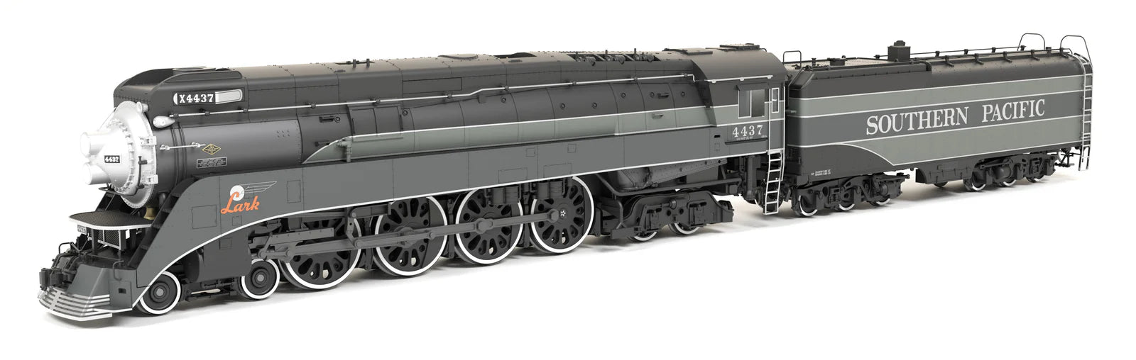 BLI 9844 HO Scale GS-4 Southern Pacific 4437 Lark "Two Tone Gray" Paragon4 (DC/DCC/Sound)