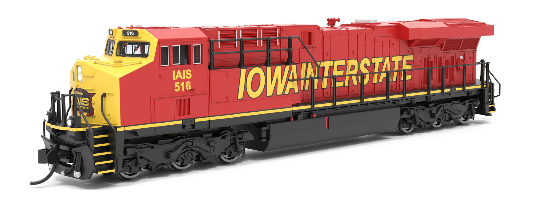BLI 9894 N Scale GE ES44AC Diesel Iowa Interstate IAIS 516 Paragon4 DCC (Rock Island Heritage 30th Anniversary)
