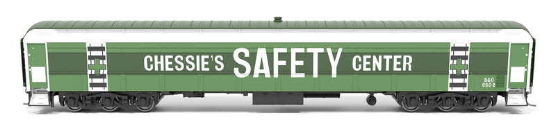 BLI 9931 HO Scale Railroad Instruction Car Chessie's Safety Center CSC-1