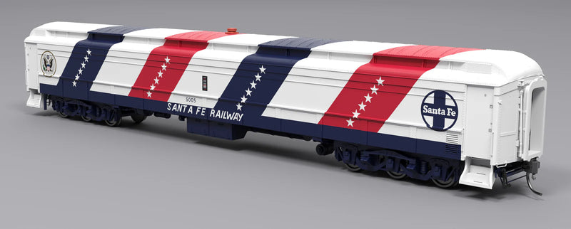 BLI 9937 HO Scale Railroad Exhibit Car Santa Fe ATSF 5005