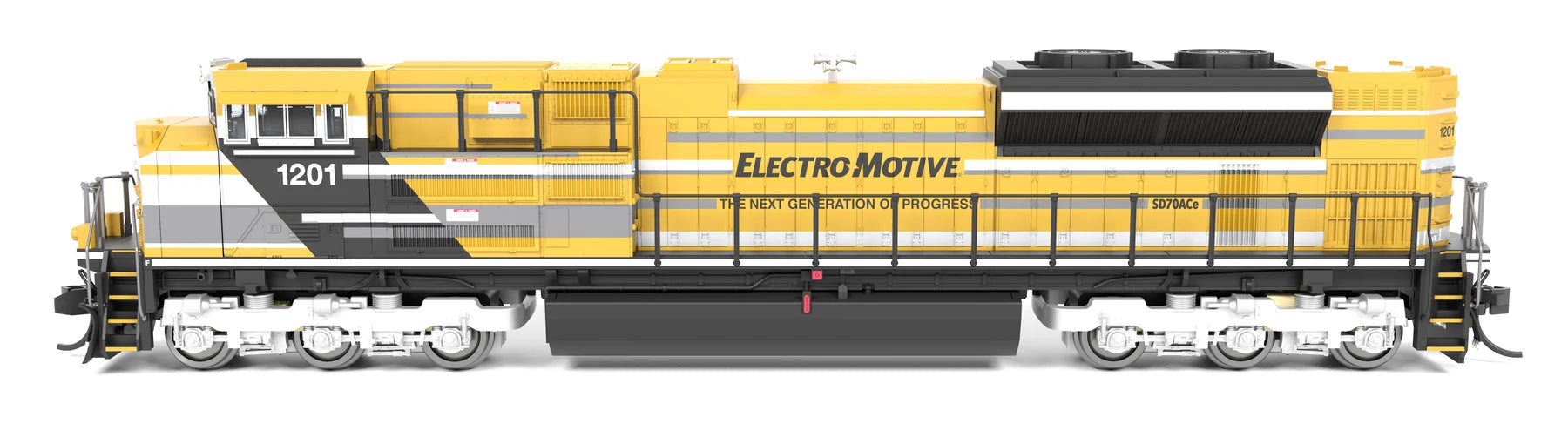 BLI 9966 N Scale EMD SD70ACe EMD Demonstrator 1201 Paragon4 (DC/DCC/Sound)
