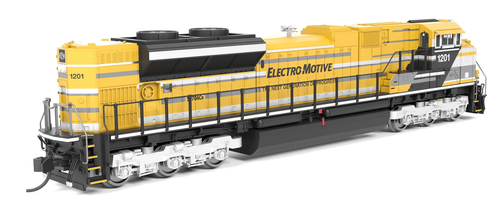 BLI 9966 N Scale EMD SD70ACe EMD Demonstrator 1201 Paragon4 (DC/DCC/Sound)