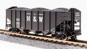 BLI (Broadway Limited Imports) 7143 N Scale H2a 3 Bay Hopper N&W 24027 (1)