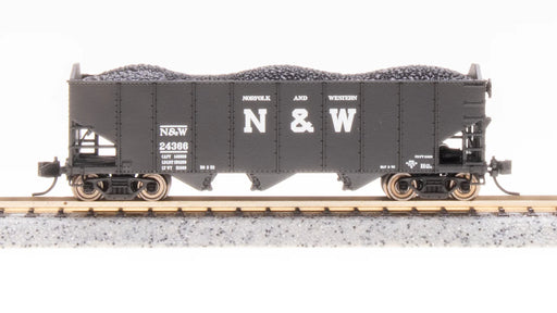 BLI (Broadway Limited Imports) 7143 N Scale H2a 3 Bay Hopper N&W 24027 (1)