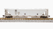 BLI (Broadway Limited Imports) 7258 N Scale H32 Covered Hopper Santa Fe ATSF (2 Pack)