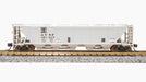 BLI (Broadway Limited Imports) 7258 N Scale H32 Covered Hopper Santa Fe ATSF (2 Pack)