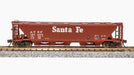 BLI (Broadway Limited Imports) 7258 N Scale H32 Covered Hopper Santa Fe ATSF (2 Pack)