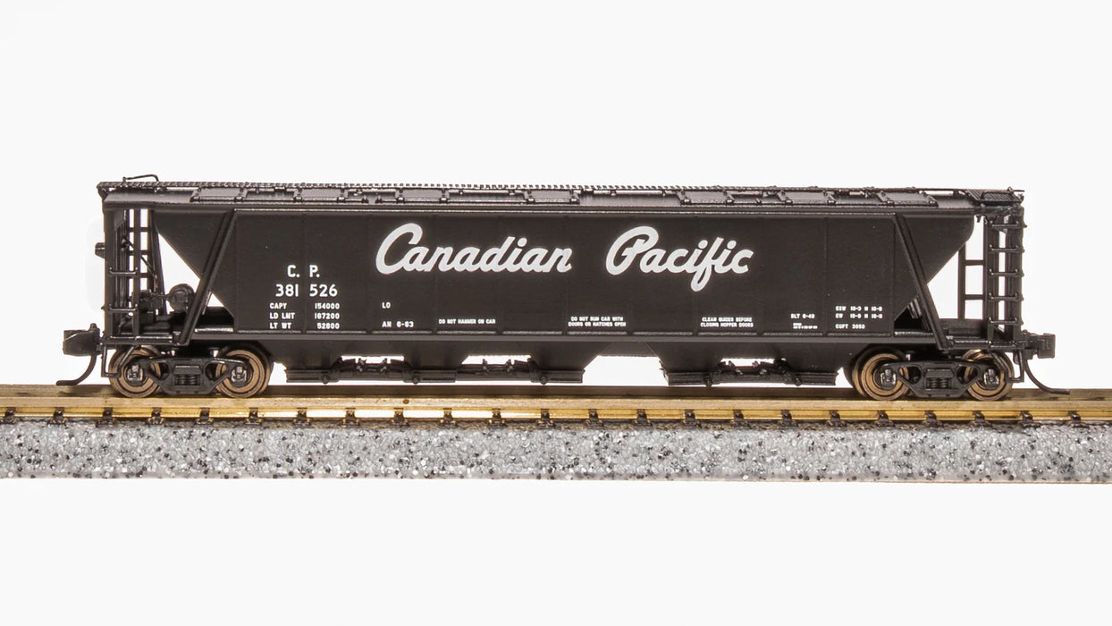 BLI (Broadway Limited Imports) 7260 N Scale H32 Covered Hopper Canadian Pacific CP (2 Pack)
