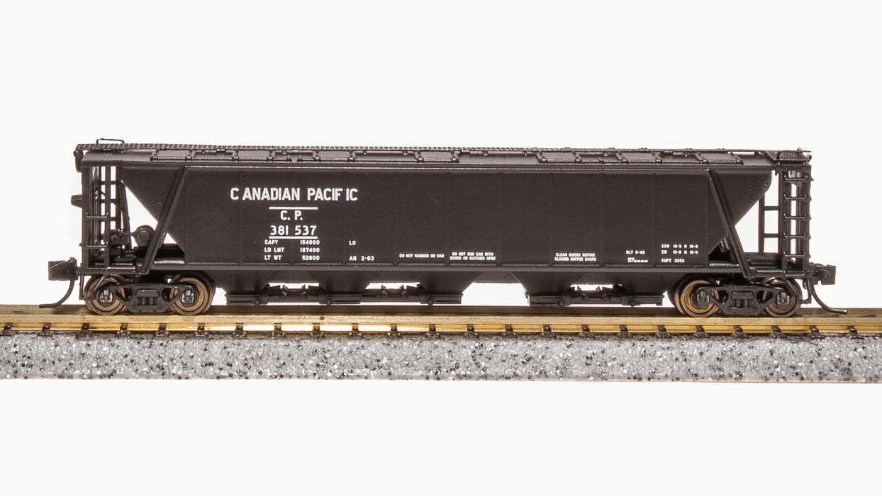BLI (Broadway Limited Imports) 7260 N Scale H32 Covered Hopper Canadian Pacific CP (2 Pack)