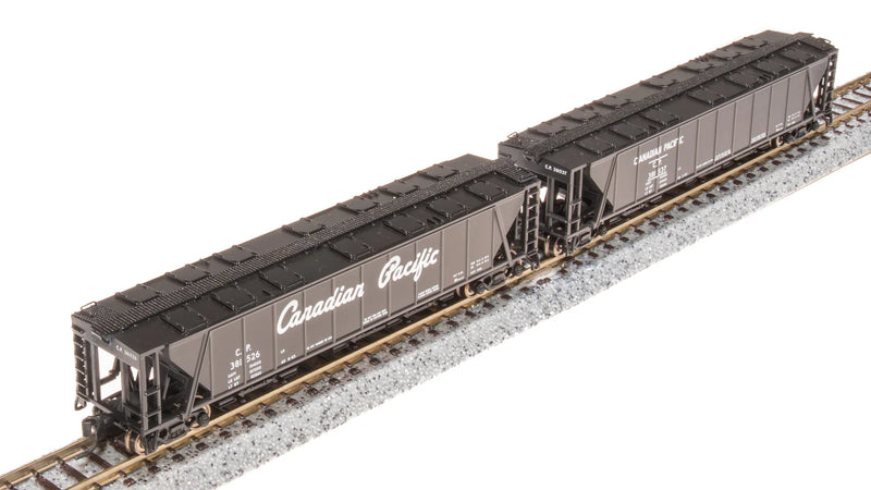 BLI (Broadway Limited Imports) 7260 N Scale H32 Covered Hopper Canadian Pacific CP (2 Pack)