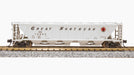 BLI (Broadway Limited Imports) 7261 N Scale H32 Covered Hopper Great Northern GN (2 Pack)