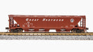BLI (Broadway Limited Imports) 7261 N Scale H32 Covered Hopper Great Northern GN (2 Pack)