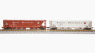 BLI (Broadway Limited Imports) 7261 N Scale H32 Covered Hopper Great Northern GN (2 Pack)